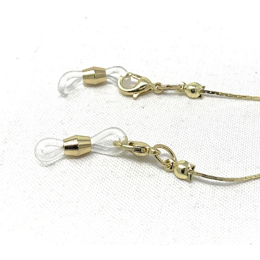 Eyeglass Chain‎ Strap Women Sunglasses Holder Necklace Fashion Gold Beads 27